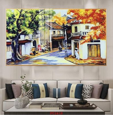 File gốc in ấn File tranh phong cảnh thiên nhiên PC2418 chuẩn màu CMYK