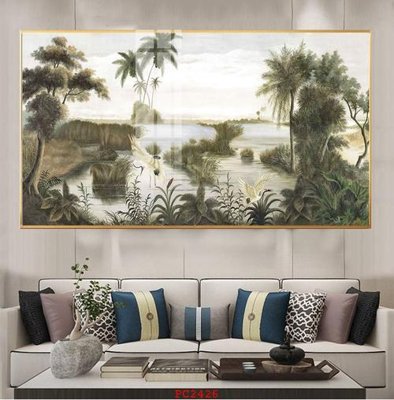 File gốc File tranh phong cảnh thiên nhiên PC2426 (ảnh chi tiết) để in lụa