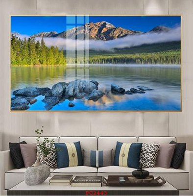 Ảnh gốc File tranh phong cảnh thiên nhiên PC2443 (độ nét cao) in tráng gương