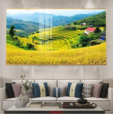 File tranh File tranh phong cảnh thiên nhiên PC2451 (bản gốc) treo quán cafe