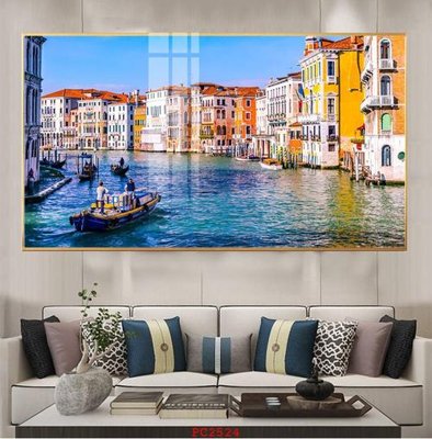 File tranh File tranh phong cảnh thiên nhiên PC2524 (bản gốc) in lụa 3D