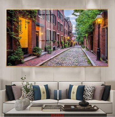 File PSD File tranh phong cảnh thiên nhiên PC2552 (bản gốc) đã tách nền