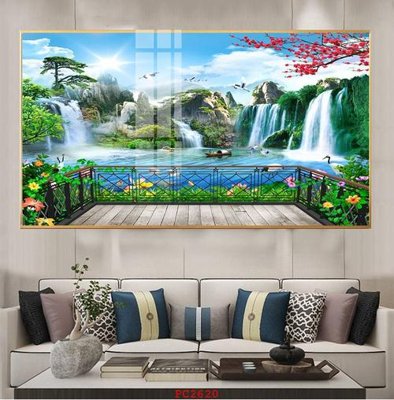 File PSD File tranh phong cảnh thiên nhiên PC2620 (nguyên gốc) chất lượng cao