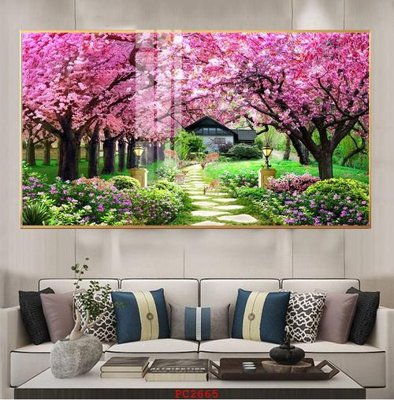 File PSD in ấn File tranh phong cảnh thiên nhiên PC2665 (chất lượng cao)