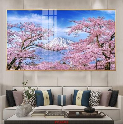 Download file gốc File tranh phong cảnh thiên nhiên PC2682 (in mica) 3D