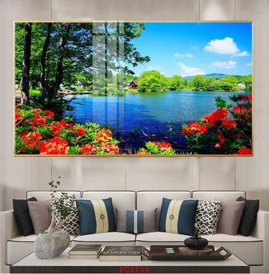 File gốc File tranh phong cảnh thiên nhiên PC2709 (in tráng gương) ốp tường