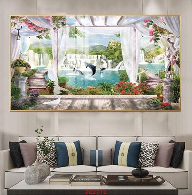 File tranh File tranh phong cảnh thiên nhiên PC2772 (bản gốc) in canvas