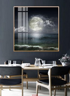 File gốc File tranh phong cảnh thiên nhiên PC3004 (in lụa) tranh mã đáo