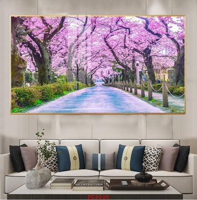 Download file gốc File tranh phong cảnh thiên nhiên PC3025 (in lụa) nghệ thuật