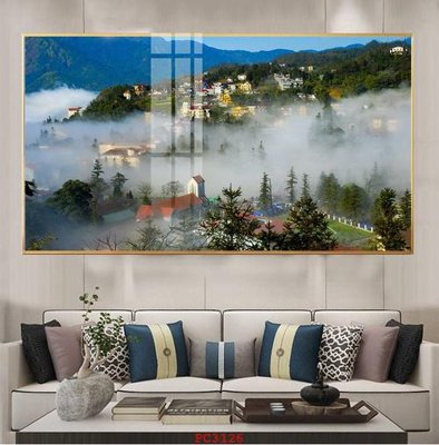 File gốc File tranh phong cảnh thiên nhiên PC3126 (phong cách) tối giản