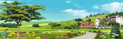 File tranh in tráng gương File gốc phong cảnh PC314 (siêu nét)