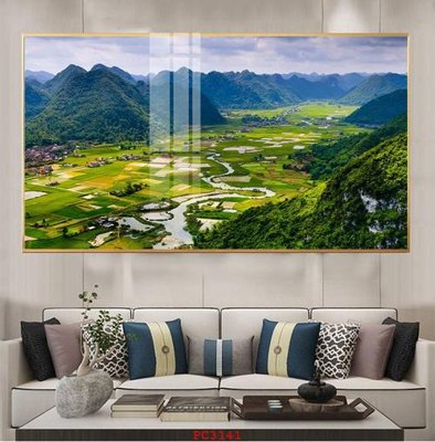 File gốc File tranh phong cảnh thiên nhiên PC3141 (vector) cho in ấn