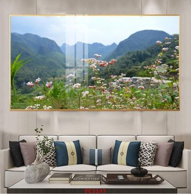 File PSD File tranh phong cảnh thiên nhiên PC3193 (gốc) cho in quảng cáo