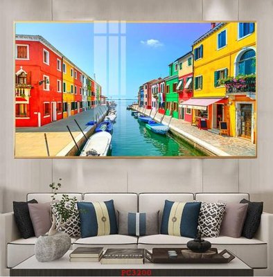 File gốc File tranh phong cảnh thiên nhiên PC3200 (trang trí) phòng trẻ em