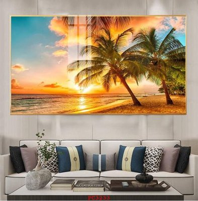 Tải file gốc in lụa File tranh phong cảnh thiên nhiên PC3233 siêu nét