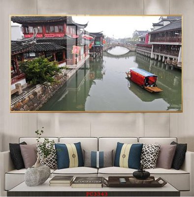 File gốc File tranh phong cảnh thiên nhiên PC3343 (in tráng gương) nghệ thuật