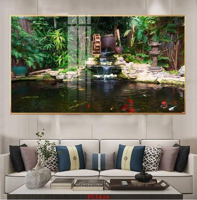 Download file gốc File tranh phong cảnh thiên nhiên PC3424 (in mica) 3D