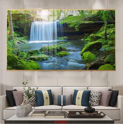 File tranh File tranh phong cảnh thiên nhiên PC3487 (bản gốc) in lụa 3D