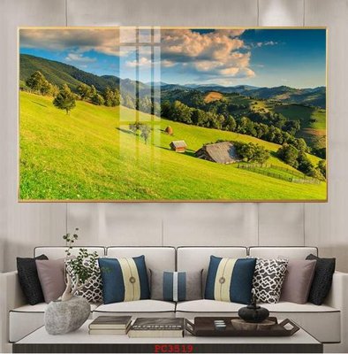 File PSD File tranh phong cảnh thiên nhiên PC3519 (gốc) tách lớp chi tiết