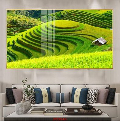 File gốc File tranh phong cảnh thiên nhiên PC3540 (in lụa) tranh thuận buồm