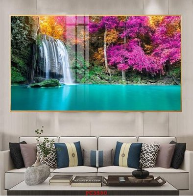 File gốc File tranh phong cảnh thiên nhiên PC3580 (in lụa) tranh phong thủy