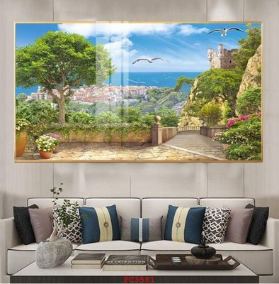 File gốc File tranh phong cảnh thiên nhiên PC3581 (thiết kế) độc quyền