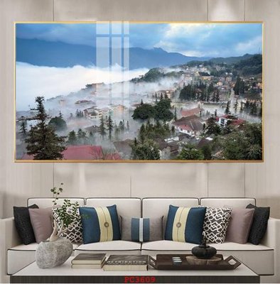 File tranh File tranh phong cảnh thiên nhiên PC3609 (ảnh gốc) in trần 3D