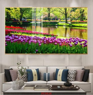 File gốc File tranh phong cảnh thiên nhiên PC3626 (in mica) trang trí