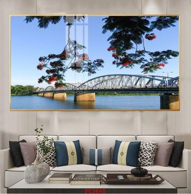 File in ấn File tranh phong cảnh thiên nhiên PC3665 chuyên nghiệp