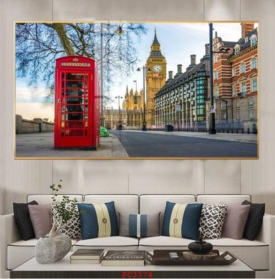 Download file gốc File tranh phong cảnh thiên nhiên PC3774 (in lụa) tranh 3D