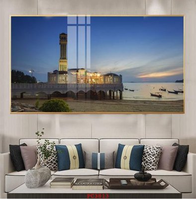 File gốc File tranh phong cảnh thiên nhiên PC3813 (in lụa) tranh mã đáo