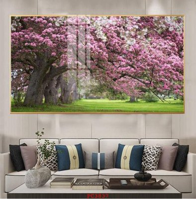 Tải file File tranh phong cảnh thiên nhiên PC3837 (gốc) chủ đề hoa sen