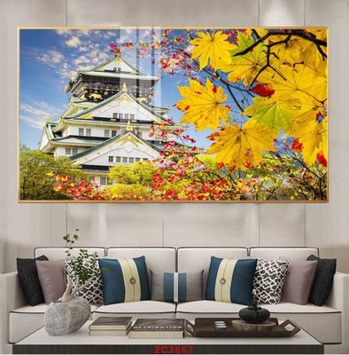 Download file File tranh phong cảnh thiên nhiên PC3867 (gốc) in mica đèn LED