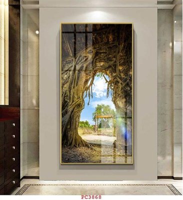 File gốc File tranh phong cảnh thiên nhiên PC3868 (in tráng gương) nghệ thuật