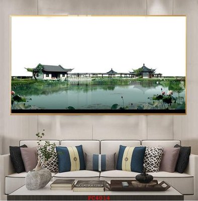 Hình ảnh file gốc in trần nhà File tranh phong cảnh thiên nhiên PC4014