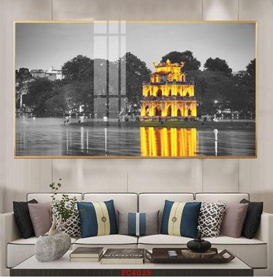 File tranh File tranh phong cảnh thiên nhiên PC4028 (bản gốc) in lụa 3D