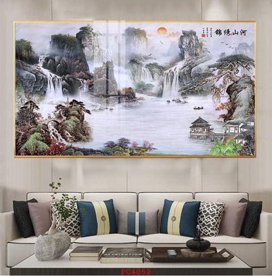 File gốc in ấn File tranh phong cảnh thiên nhiên PC4052 (sẵn sàng tải về)