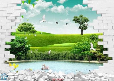 File gốc File gốc phong cảnh PC517 (in tráng gương) sang trọng