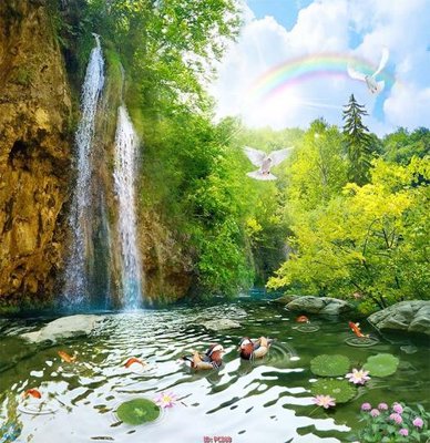 File in trần File gốc phong cảnh PC568 (bản gốc 3D) sống động