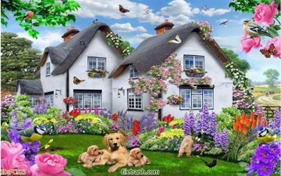 File in trần File gốc phong cảnh PC923 (file gốc) hoa văn 3D