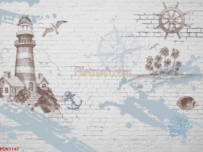 Tải file PSD File tranh phong cảnh thiên nhiên PCN1147 (nguyên layer) để in