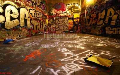 File tranh gốc in trần nhà File tranh phong cảnh thiên nhiên PCN1166 3D