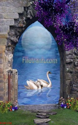 File gốc File tranh phong cảnh thiên nhiên PCN1176 (phiên bản chuẩn) để in ấn