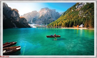 File gốc File tranh phong cảnh thiên nhiên PCN1225 (in mica) trang trí