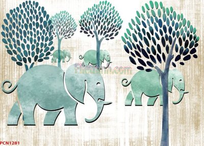 File in mica File tranh phong cảnh thiên nhiên PCN1281 (bản gốc) siêu trong