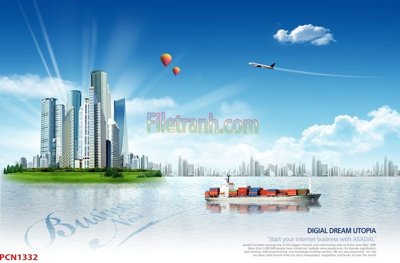 File ảnh File tranh phong cảnh thiên nhiên PCN1332 (gốc) in quảng cáo ngoài trời