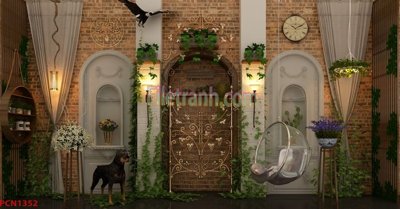 File tranh in tráng gương File tranh phong cảnh thiên nhiên PCN1352 (siêu nét)