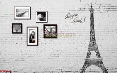 Hình ảnh file gốc in lụa File tranh phong cảnh thiên nhiên PCN1366