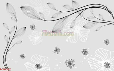 File gốc File tranh phong cảnh thiên nhiên PCN1367 (in lụa) tranh mã đáo