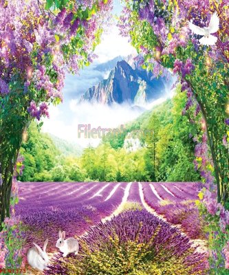 File gốc File tranh phong cảnh thiên nhiên PCN1373 (cho in ấn) từ Filetranh.com